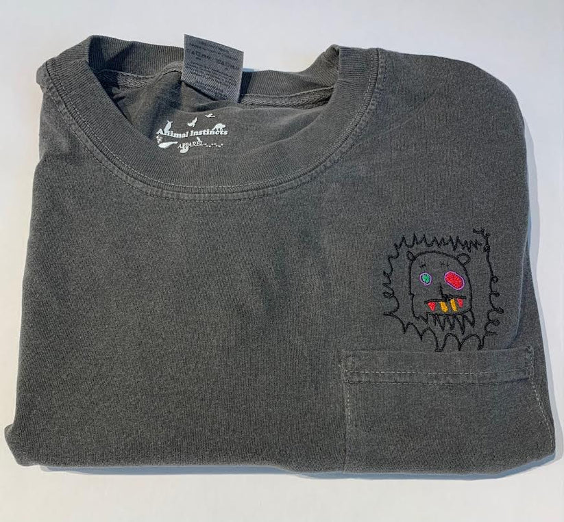 Transform Children's Artwork into Personalized Apparel Gift | Pocket Shirt