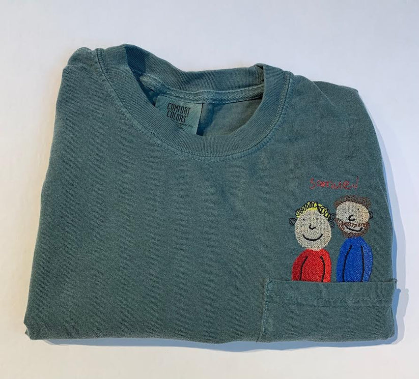 Transform Children's Artwork into Personalized Apparel Gift | Pocket Shirt