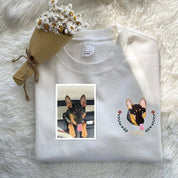 Custom Pet｜From Your Photo｜Embroidered Sweatshirt｜Hoodie