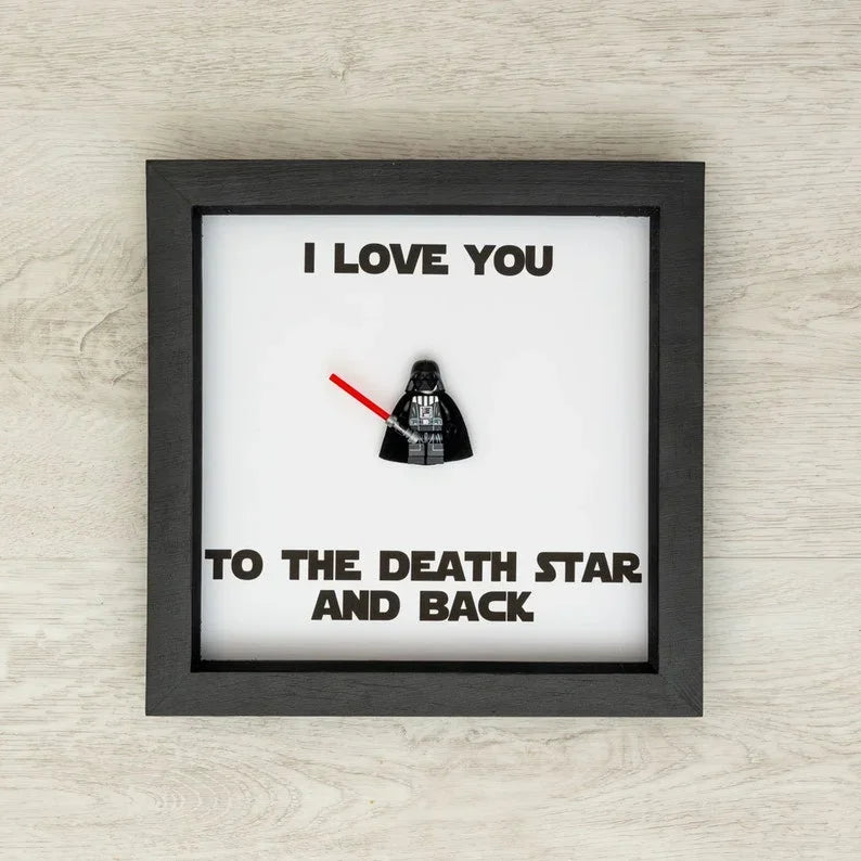 I Love You I Know | Princess Leia & Han Solo | Mini Figure | Star Wars | Frame | Gift | Love | Valentine's Day