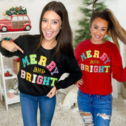 Merry and Bright Soft Sweatshirt | Cozy Up in Holiday Style! 🎄