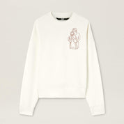 EMBROIDERED｜OUTLINE PHOTO｜TEE SWEATSHIRT