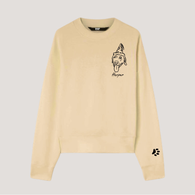 Custom｜Pet｜EMBROIDERED｜ Sweatshirt｜Tee