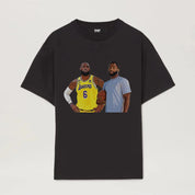 Laker Brother｜Customized Artistic Style T-Shirts with Players Photos