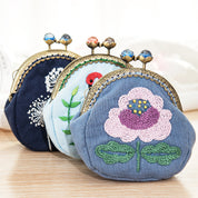 DIY Embroidery Bags Handcraft Needlework Cross Material Package Three-dimensional Embroideried