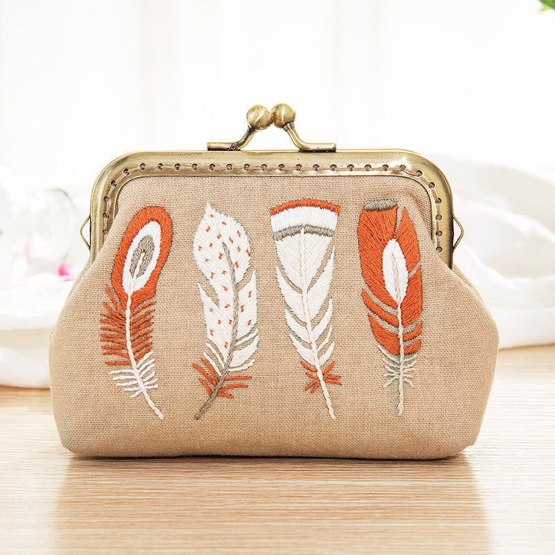 DIY Embroidery Bags Handcraft Needlework Cross Material Package Three-dimensional Embroideried