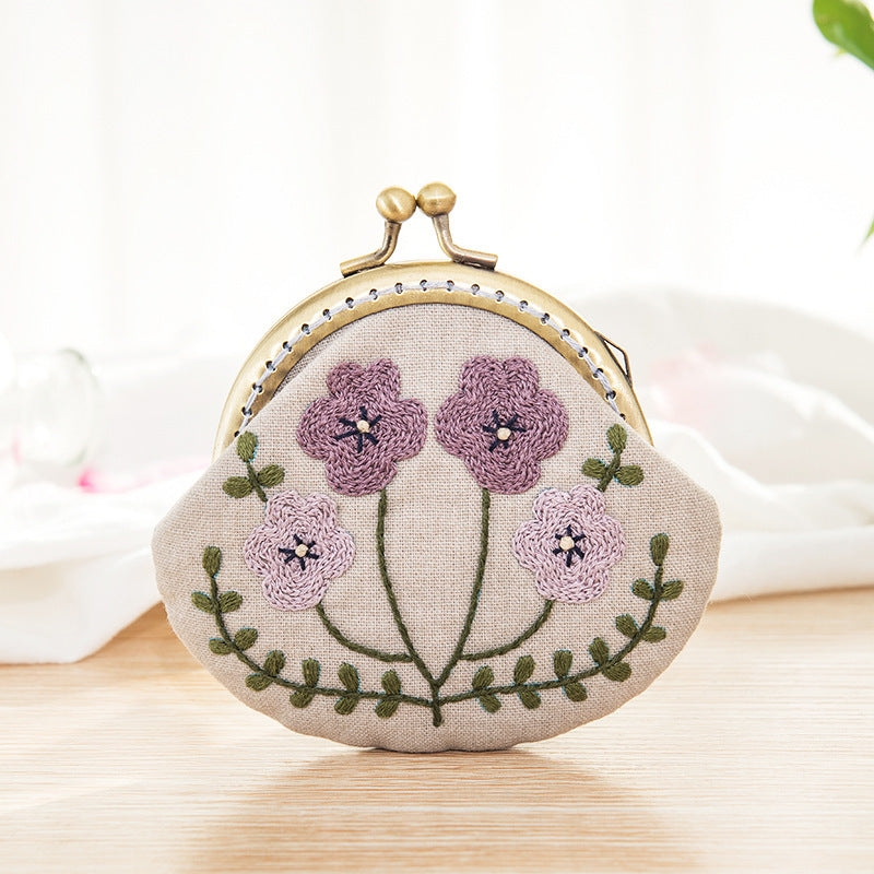 DIY Embroidery Bags Handcraft Needlework Cross Material Package Three-dimensional Embroideried