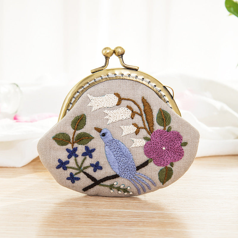 DIY Embroidery Bags Handcraft Needlework Cross Material Package Three-dimensional Embroideried