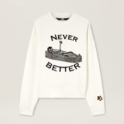 Never Better Skeleton Sweatshirt Halloween Sweater