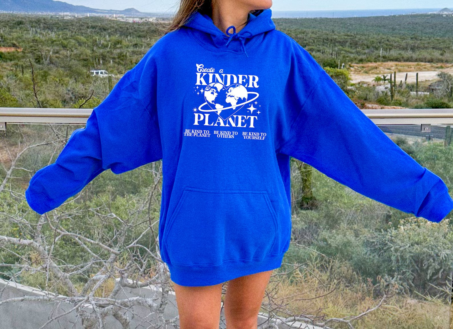 Create A Kinder Planet Sweatshirt, Earth Day Sweat