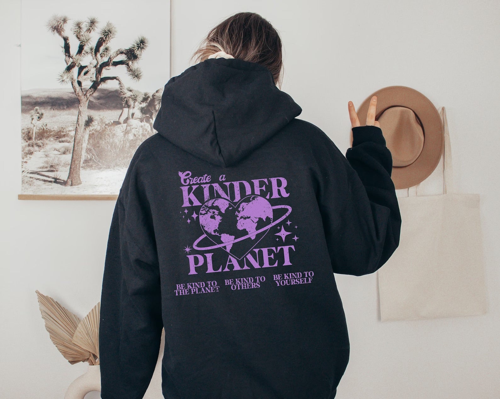 Create A Kinder Planet Sweatshirt, Earth Day Sweat