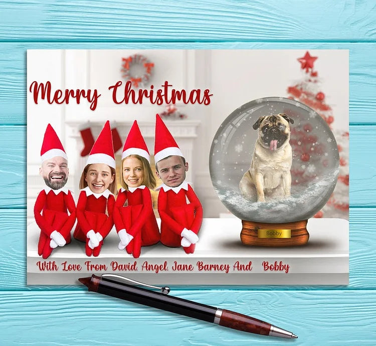 Christmas Cards | Personalized Family Portrait Funny Christmas