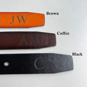 Personalized Engraved Leather Belt For DAD/HUSBAND-Now you will always think of me