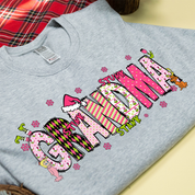 Custom | Grandma With Kids Name | Coquette Bow Sweatshirt