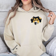 Custom Pet Sweatshirt | Photo | Pet Face Embroidery