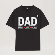 Herren Custom Dad T-shirt Vatertagsgeschenk