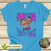 Back to School Shirt,Funny Parents Shirt | Happy First Day of School Kindergarten Pre-K | Gift for Parents | Bruh They Back Parents Shirt | Parents