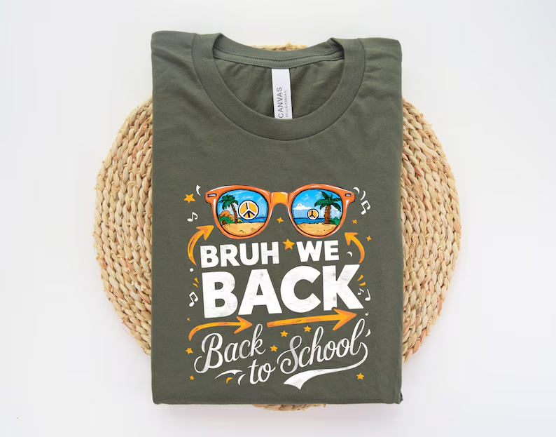 Bruh We Back Shirt| Bruh Shirt| Best Teacher Shirt| Bruh We Back To School Shirt| Cute Friends School Shirts| Bruh And Friends Shirt