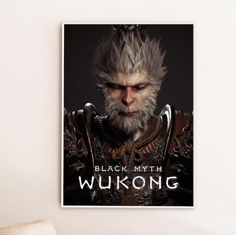 Black Myth Wukong, Monkey King ,game poster