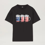 Beer Print | American National | US Flag Tee