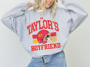 Taylor and Travis Sweatshirt, Taylor's Boyfriend Sweatshirt, Kansas City Crewneck