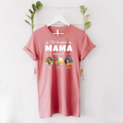 This Awesome Mama Belong to, Personalized Mom Shirt with Kid's Name