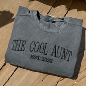 EMBROIDERED Auntie Sweatshirt | Kids Names