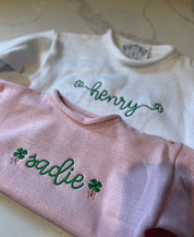 Monogram Shirt | Child's Shamrock Sweater