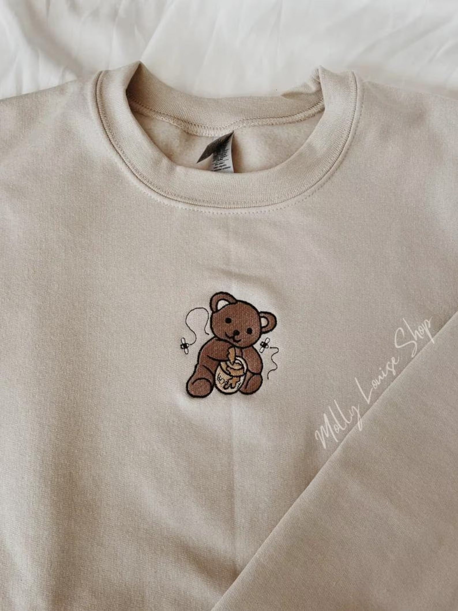 Custom Embroidered | Honey Bear Sweatshirt