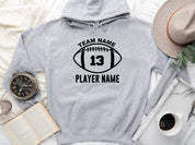 Custom Football Hoodie, Personalized Football SweatShirt