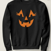 Pumpkin Face Halloween Sweatshirt