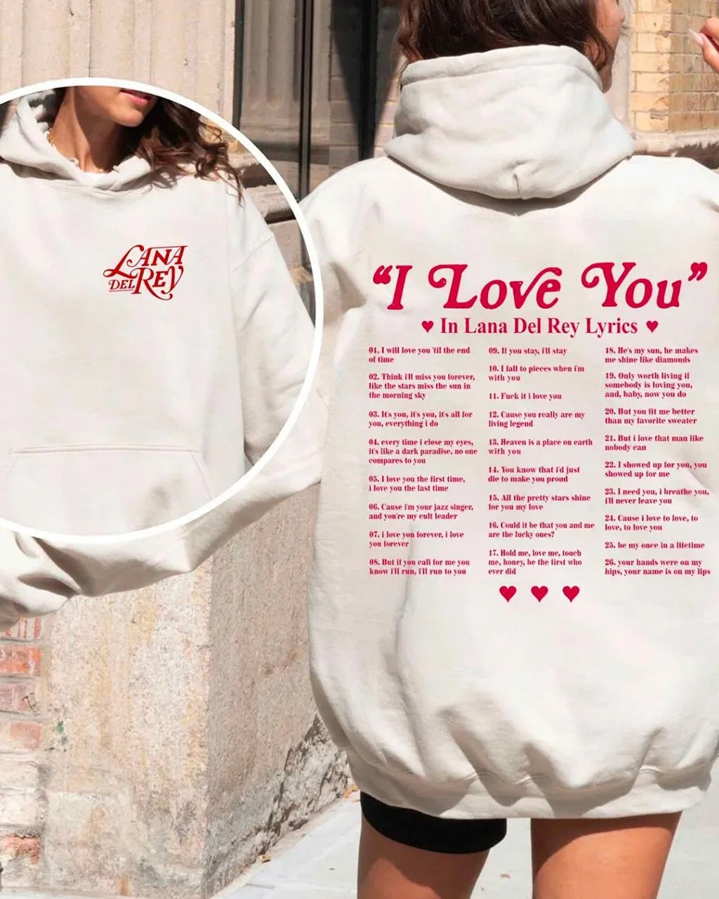 Lana Del Rey – I Love You Sweatshirts, Hoodie, T-shirt