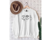 Custom Birth Month Flower Sweatshirt