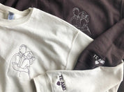 Embroidered Tshirt｜Portrait Sweatshirt｜Gift｜Couple｜Anniversary