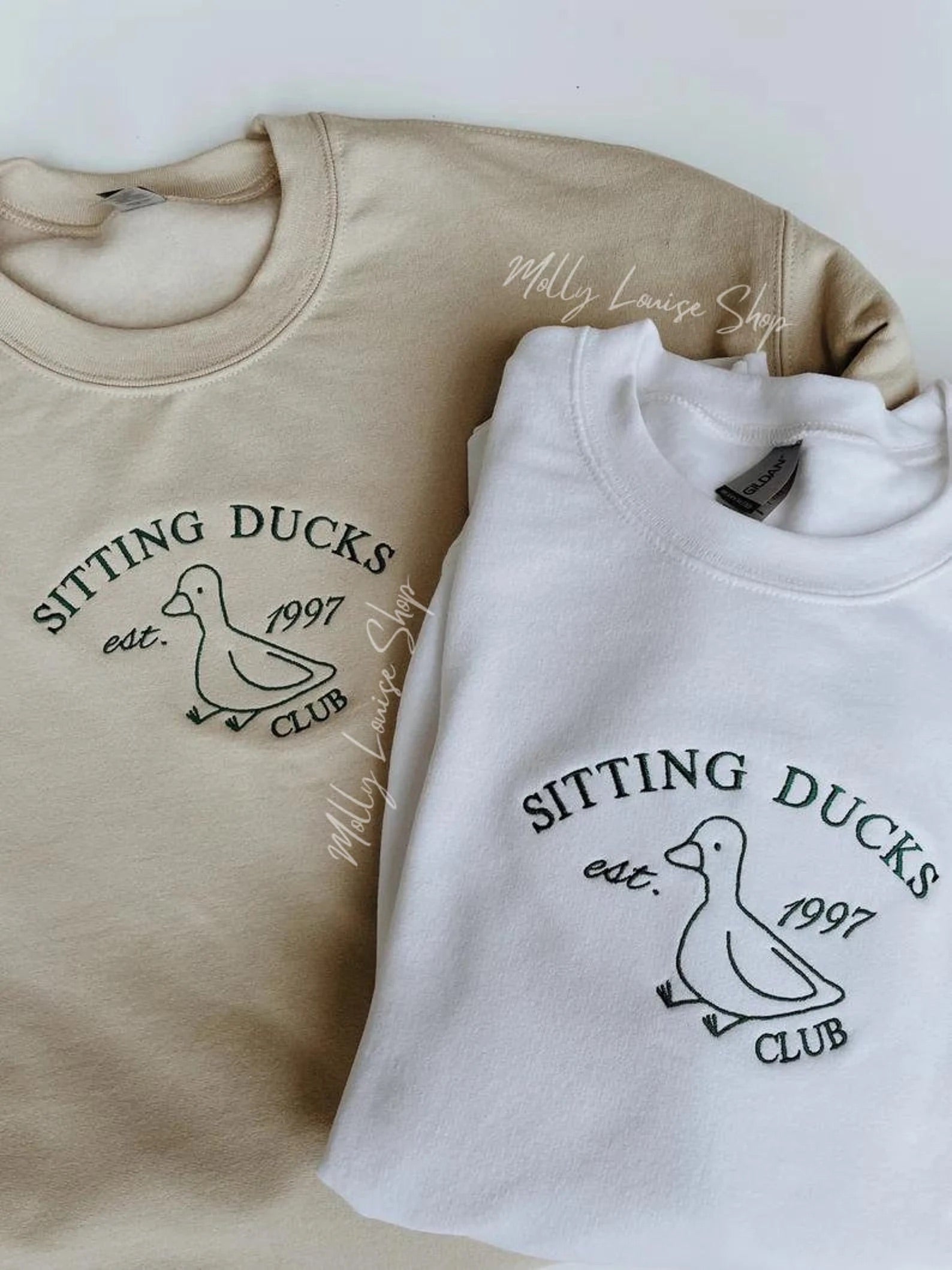 Sitting Ducks Club | Embroidered Sweatshirt