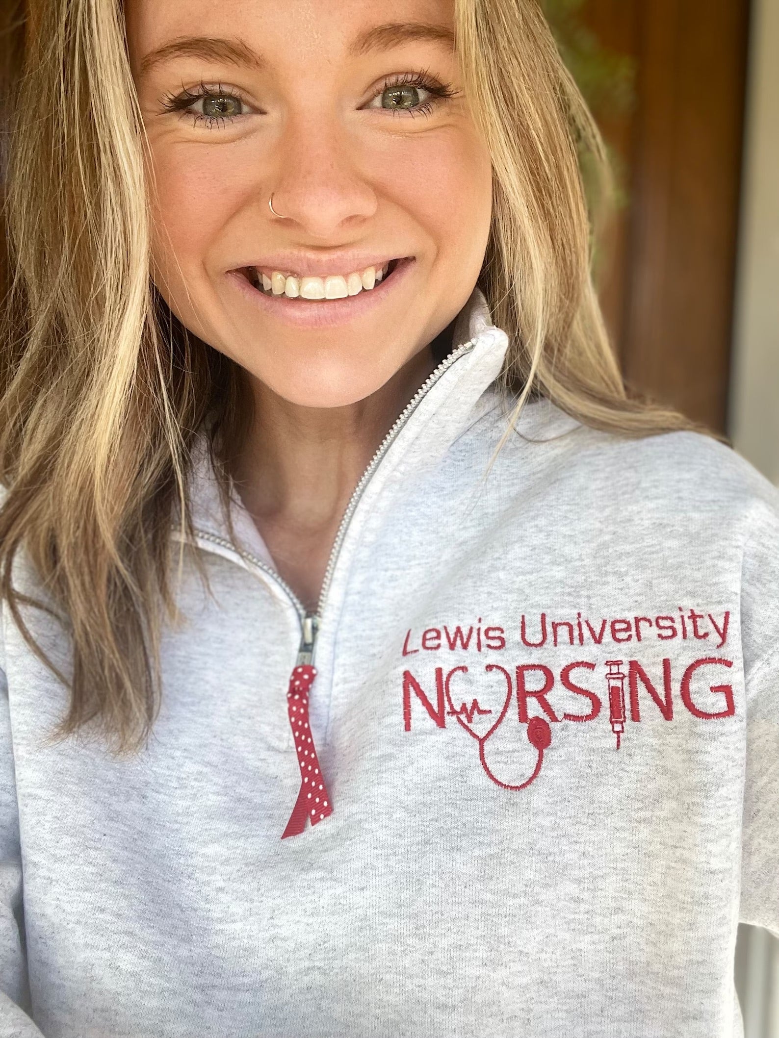 Nursing Sweatshirt | Quarter Zip for Women