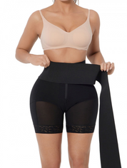 New 2 In 1 Butt Lifter And Waist Wrap Shaper