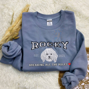 Personalized Embroidered｜Pet Sweatshirt with Pets Name｜Custom Text