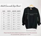 Personalized Embroidered Sweatshirts | Custom Text Sweatshirt | Oversized Vintage Sweatshirt