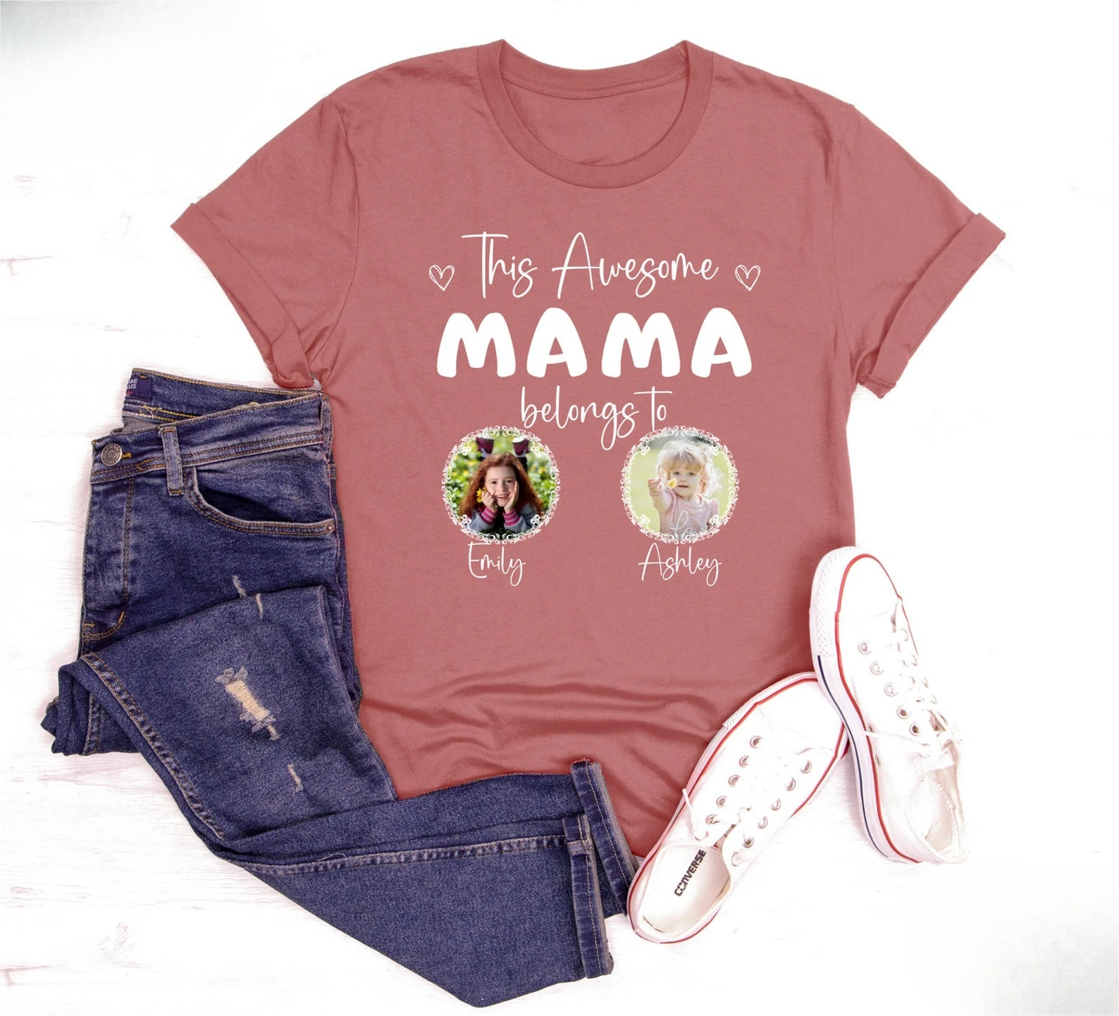 Dieses tolle Mama gehört zu Kinderfoto T-Shirt