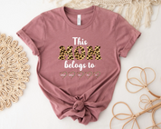 This Mom Belongs to Names Shirts, Custom Mothers Day Shirt With Names