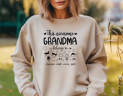 Mothers Day Gift, Grandma Shirt, Personalized Names Tee