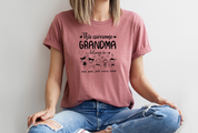 Mothers Day Gift, Grandma Shirt, Personalized Names Tee