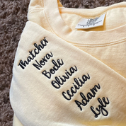 Custom Embroidered Portrait｜Sweatshirt For Mothers Day