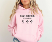 This Mummy Belongs, Custom Mama Hoodie, Personalised Mum, Mummy Gift