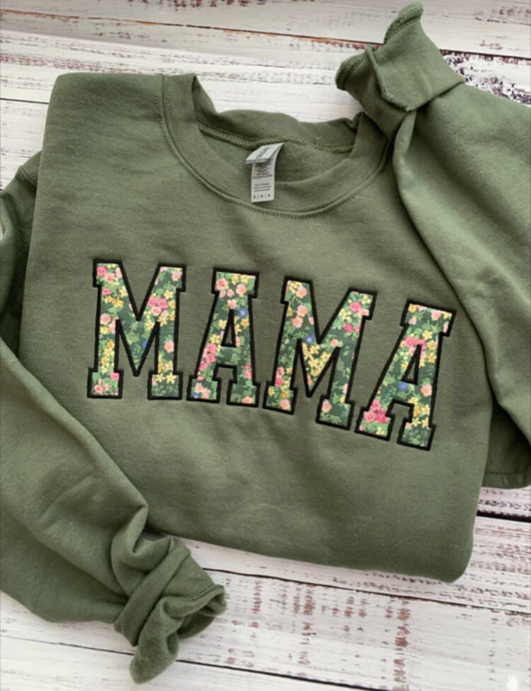 Mama Sweatshirt | Custom Embroidered Sweatshirt