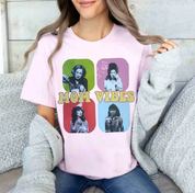 Custom Mom Vibes Vintage Photo Tee Sweatshirt