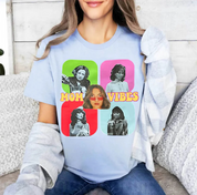 Custom Mom Vibes Vintage Photo Tee Sweatshirt