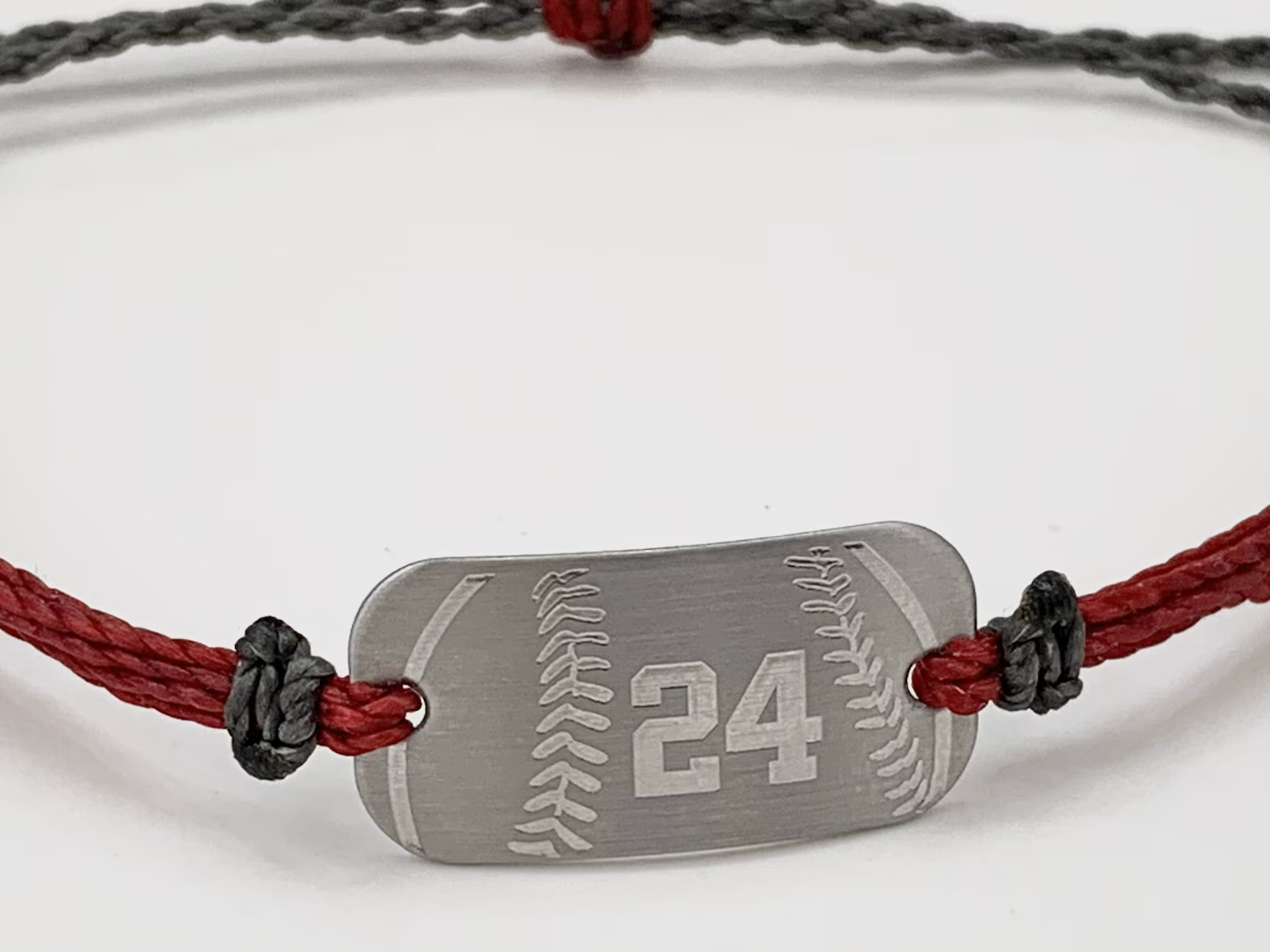 Baseball or softball bracelets, personalized waterproof sports bracelet, team gifts