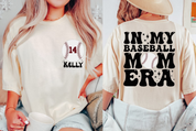 In My Baseball Mom Era Shirt, Baseball Numbers Shirt